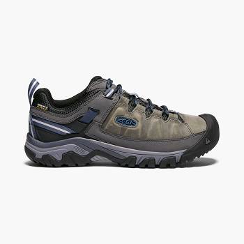 KEEN Férfi Targhee III Waterproof Túracipő Olivazöld / Szürke